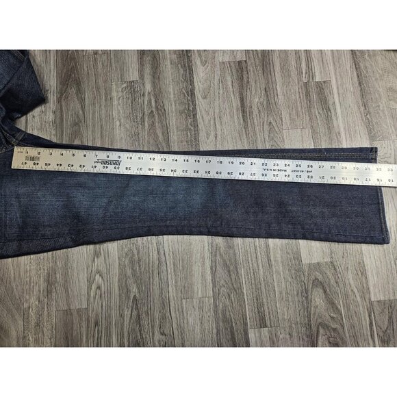 New York & Company Jeans Womens 2 Blue Low Rise Bootcut Curvy Stretch Denim - Picture 11 of 13